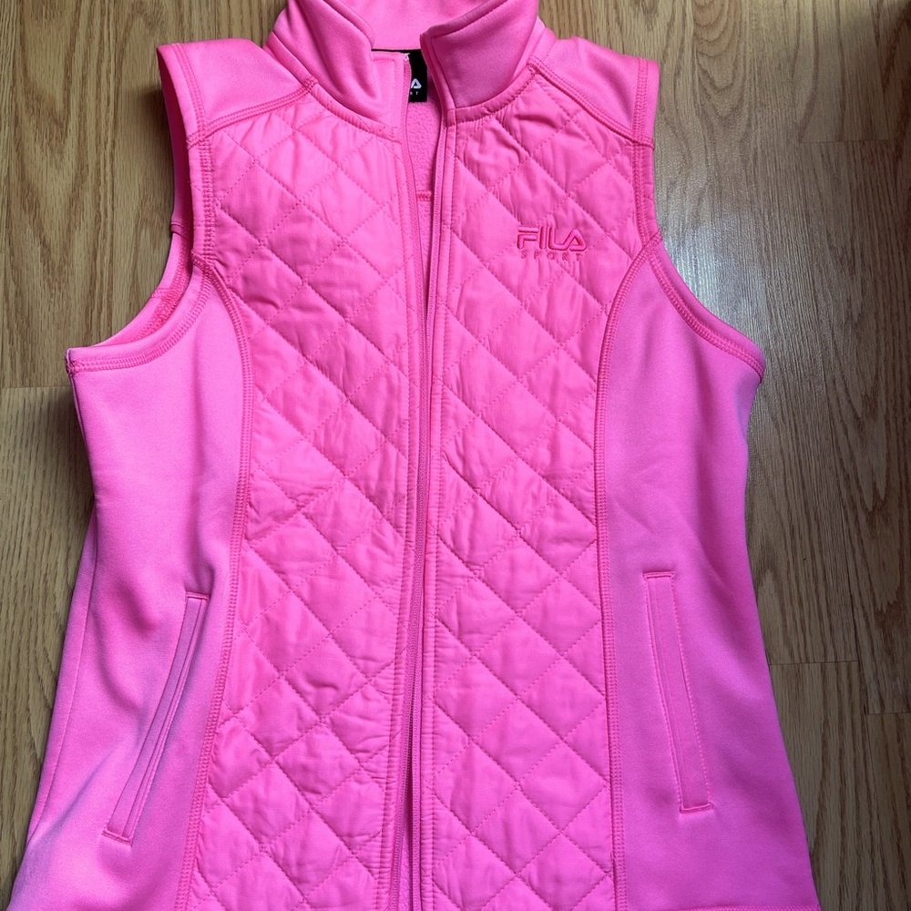 Fila running vest pink